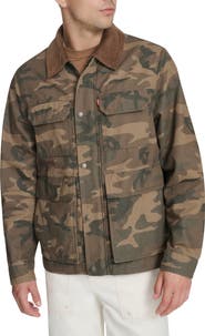 Levi's Corduroy Collar Cotton Canvas Jacket