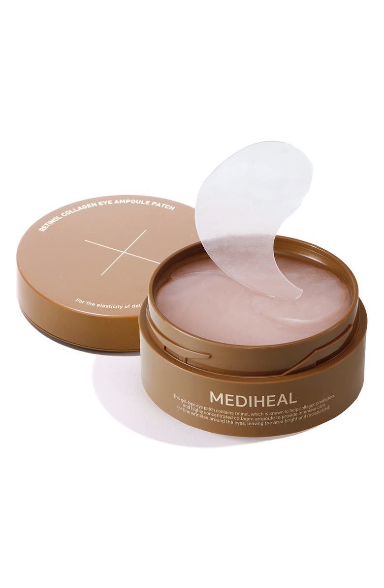 MEDIHEAL Retinol Collagen Eye Ampoule Patches, Main, color, Brown