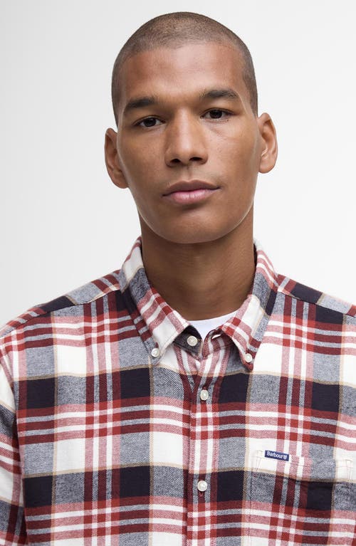 Barbour Fallbay Tailored Fit Check Button-down Cotton Shirt In Multi
