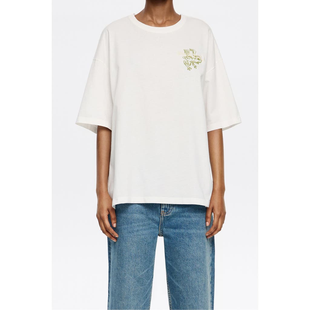 Bimba Y Lola Oversize Logo T-shirt In Multi