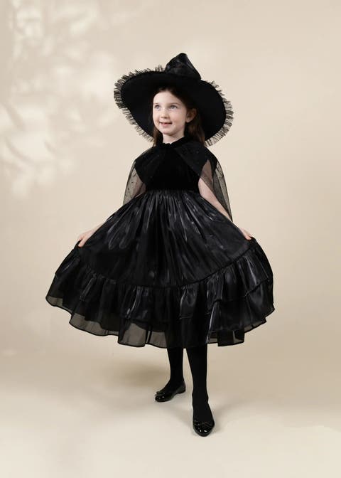 Witch Dress Play Costume with Hat