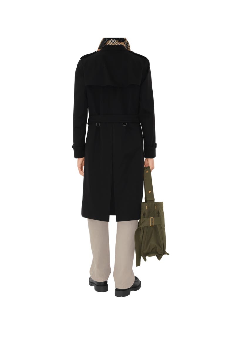 Burberry Long Kensington Heritage Trench Coat, Alternate, color, Coal