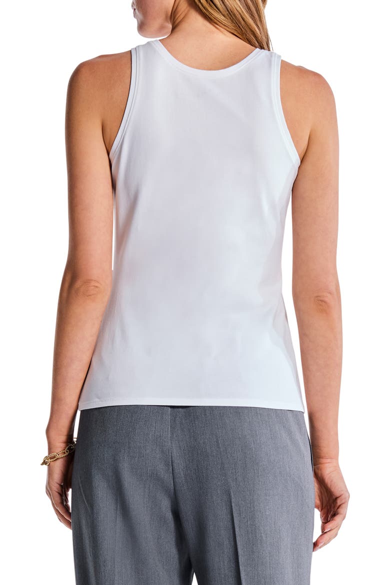 Perfect High Neck Tank, Alternate, color, PAPER WHITE