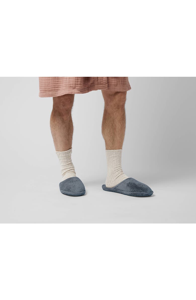 Parachute Gender Inclusive Classic Turkish Cotton Slipper, Alternate, color, Dusk