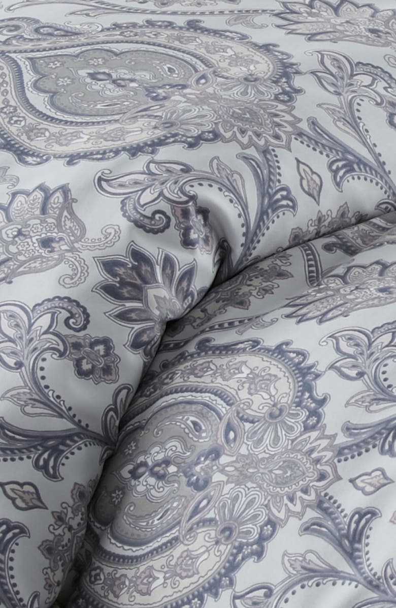 SOUTHSHORE FINE LINENS Boho Paisley Duvet Cover Set, Alternate, color, Boho Paisley Grey