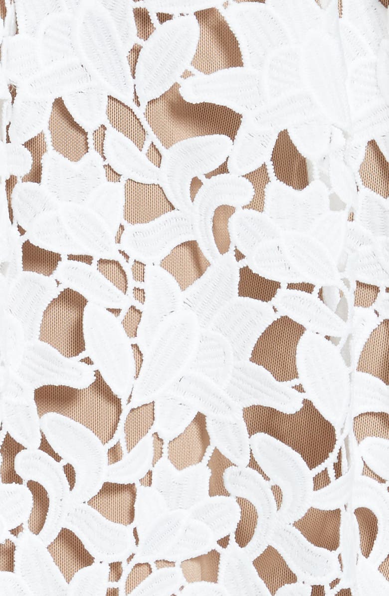 Self-Portrait 'Azaelea' Lace Fit & Flare Dress, Alternate, color,