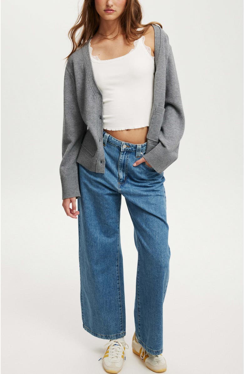 Cotton On Women's Lux V Neck Pocket Cardigan, Alternate, color,