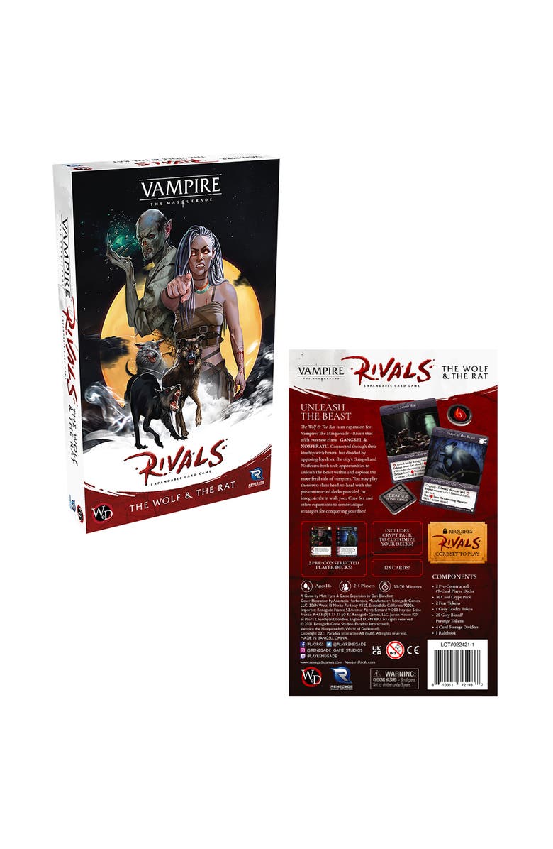 Renegade Games The Masquerade Rivals The Wolf & The Rat Game Expansion, Alternate, color, Multicolored