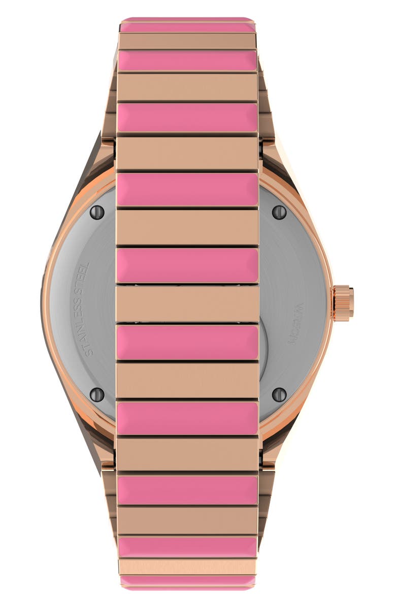 Timex<sup>®</sup> Q Timex x BCRF Bracelet Watch, 36mm, Alternate, color,