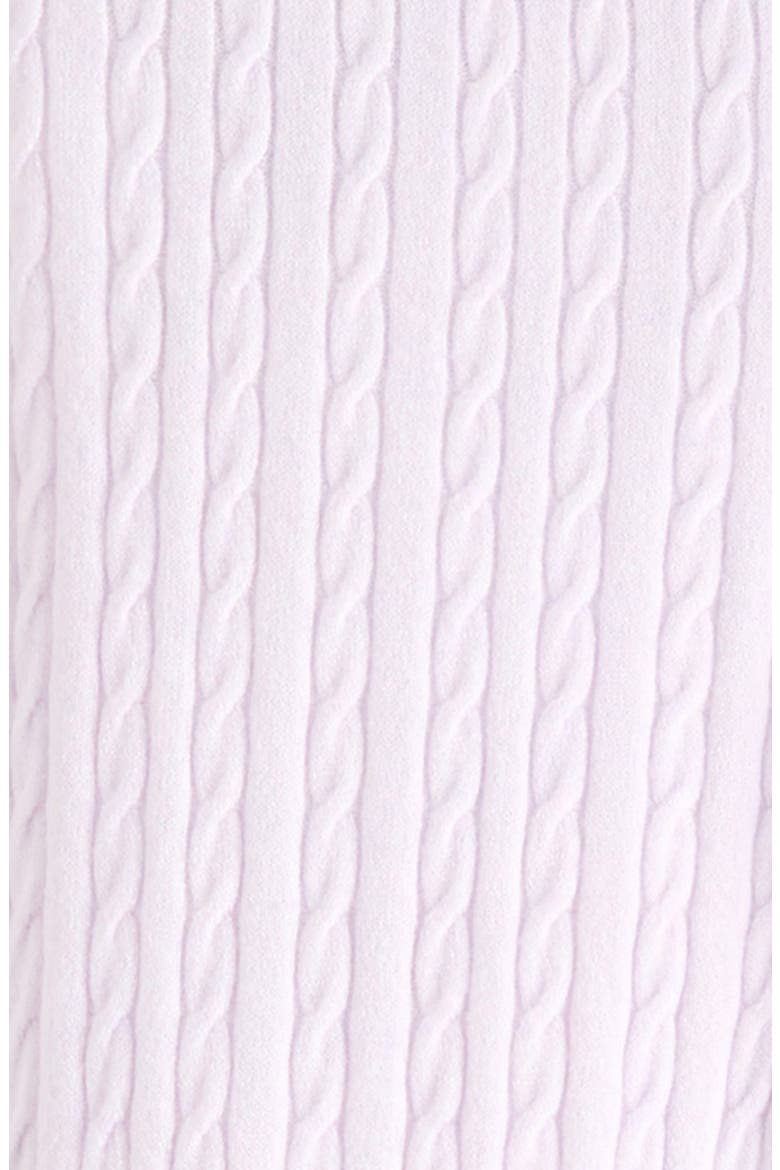Kids' Cable Knit Flare Leg Pants, Alternate, color, PURPLE FREESIA