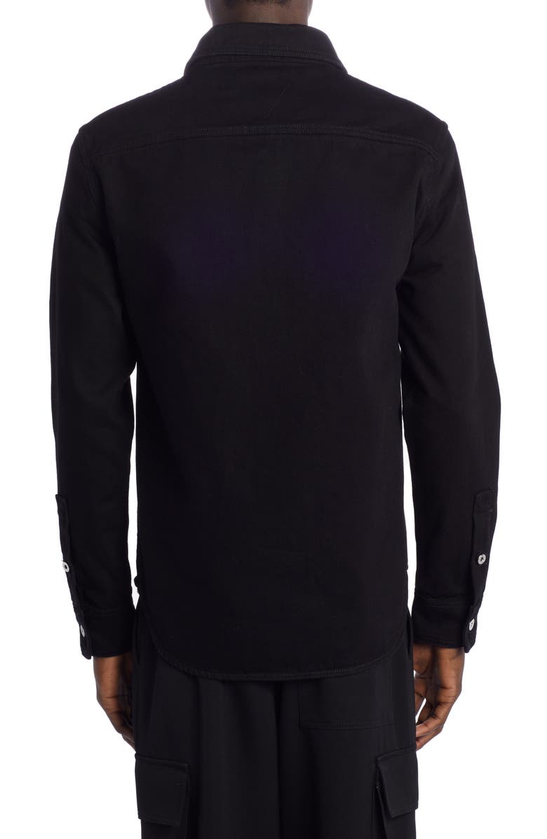 Bottega Veneta Parakeet Denim Button-Up Shirt, Alternate, color,