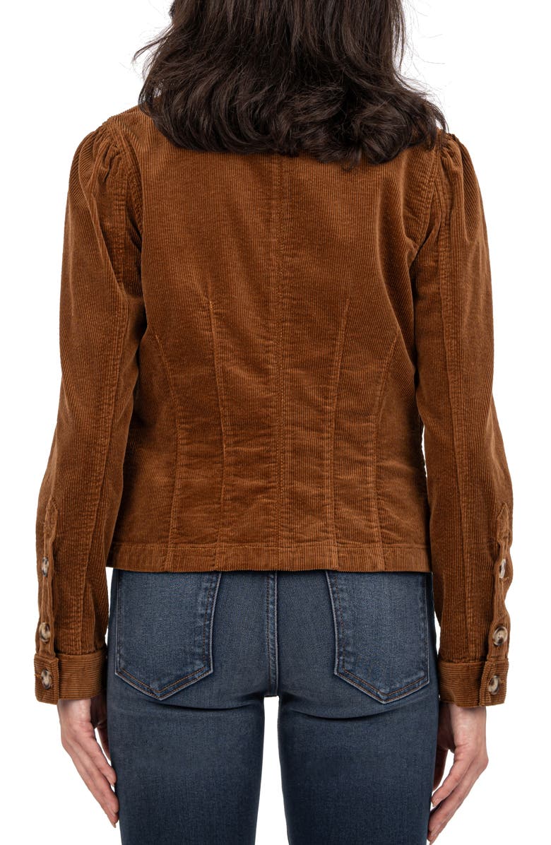 KUT from the Kloth Kyra Stretch Cotton Corduroy Jacket, Alternate, color, 