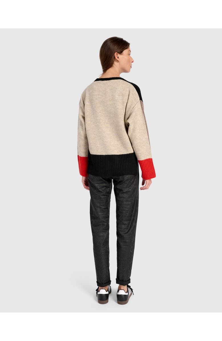 Alembika Finch Cardigan, Alternate, color, Black/Hazelnut