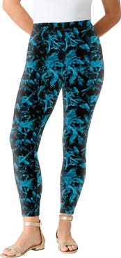 Roaman's Plus Size Essential Stretch Ankle Length Pull On Legging