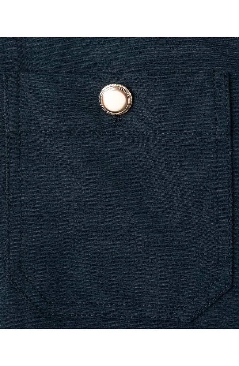 MANGO Flare Leg Pants, Alternate, color, Navy