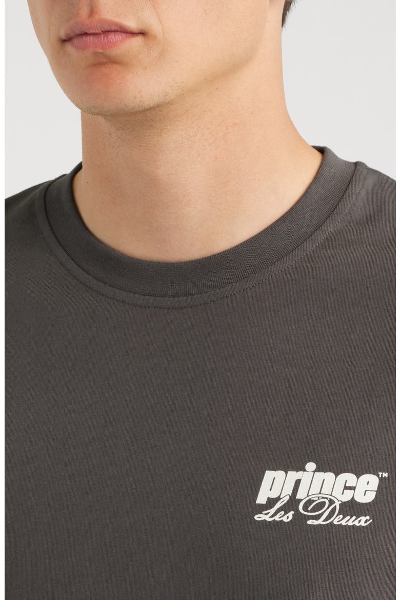 x Prince Organic Cotton Graphic T-Shirt, Alternate, color, RAVEN GREY