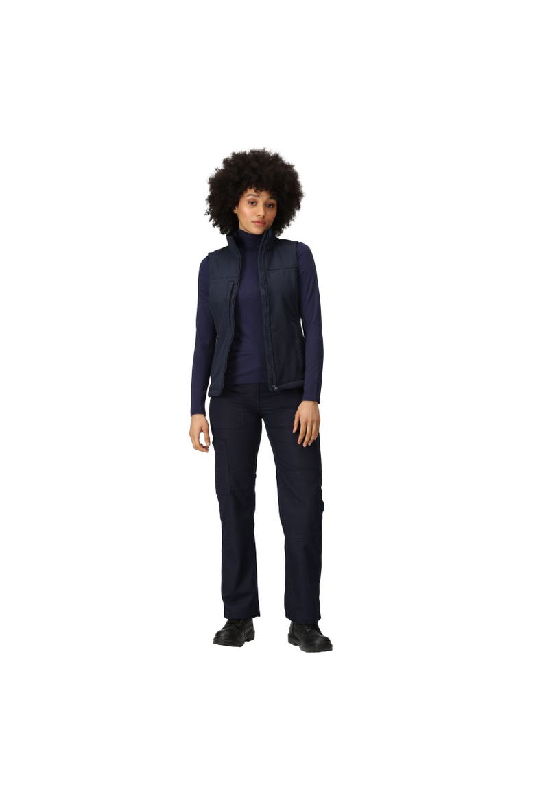 Flux Softshell Vest, Alternate, color, Navy and Navy