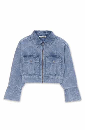 HONOR THE GIFT Crop Denim Jacket