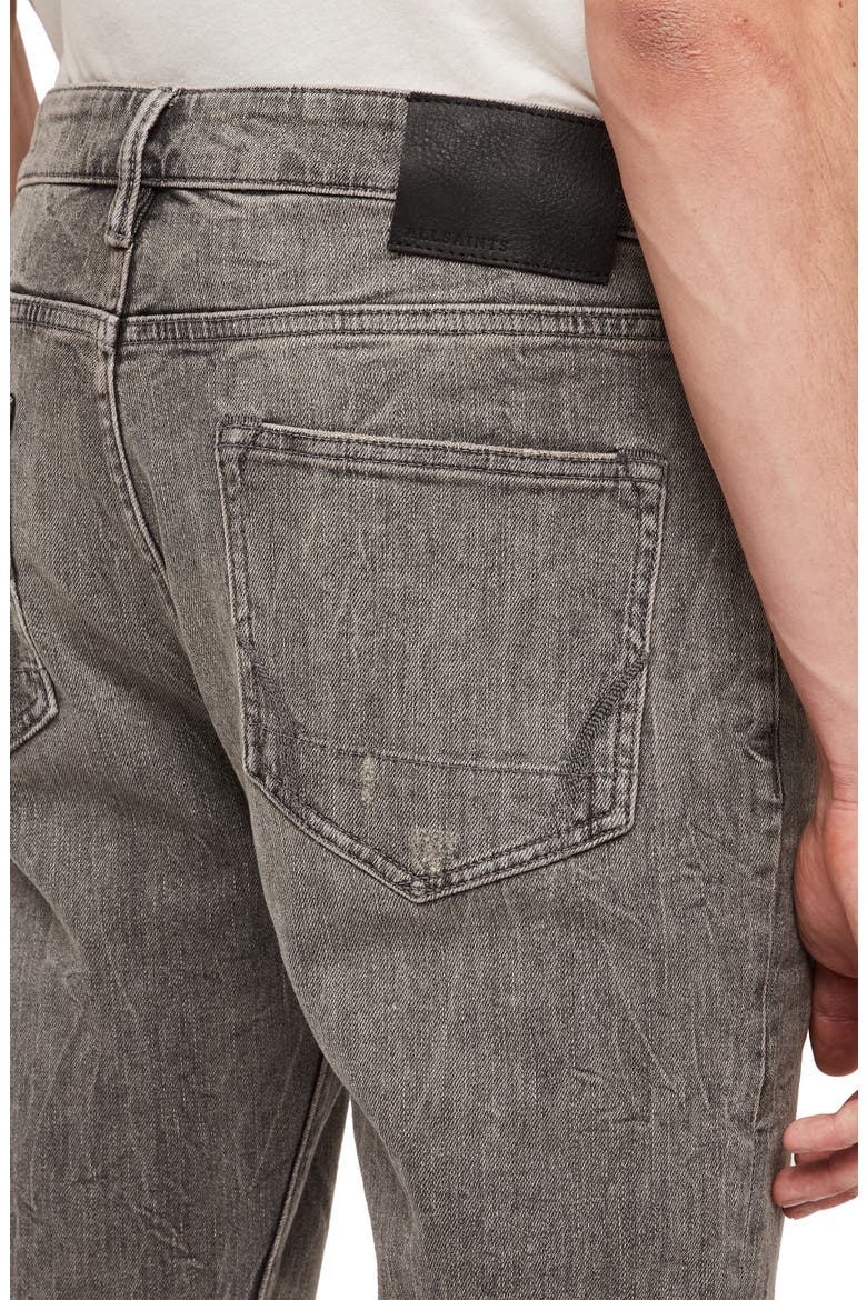 Cigarette Skinny Fit Jeans, Alternate, color, GREY