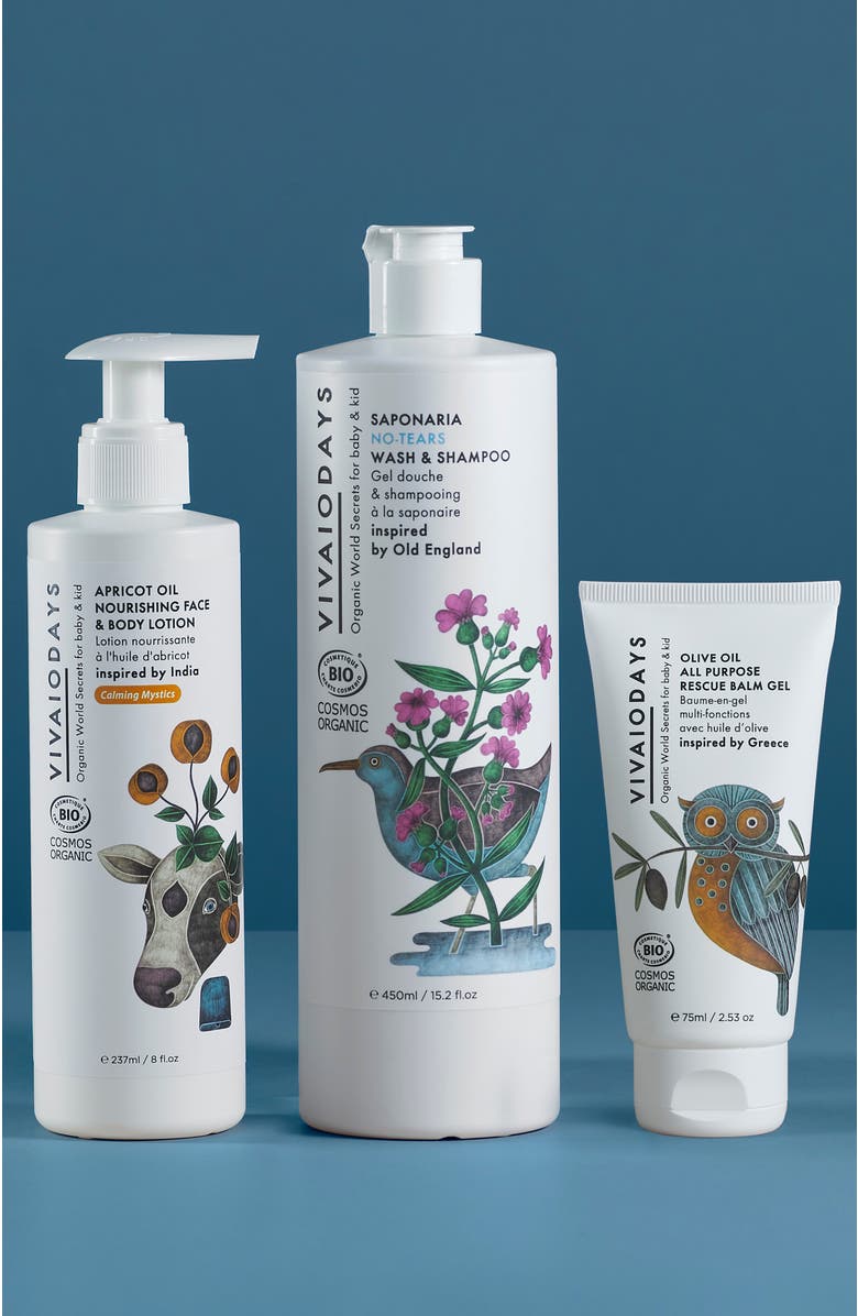 VIVAIODAYS Daily 3-Step Ritual Bundle Cleanse, Hydrate, Soothe, Alternate, color, White