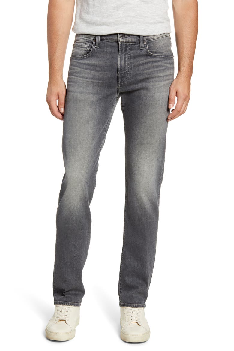7 For All Mankind® Slimmy Slim Fit Jeans, Main, color, CARBON