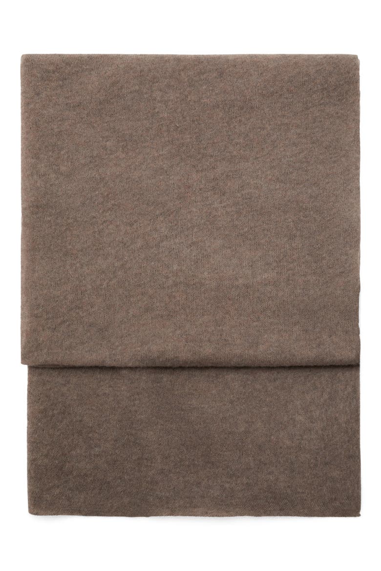 Cashmere Scarf, Main, color, MEDIUM BROWN