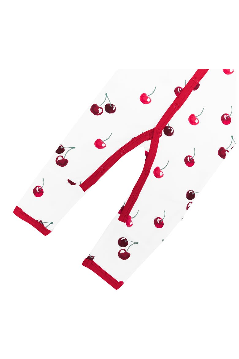 Kids' Cherry Print Romper, Alternate, color, CHERRY