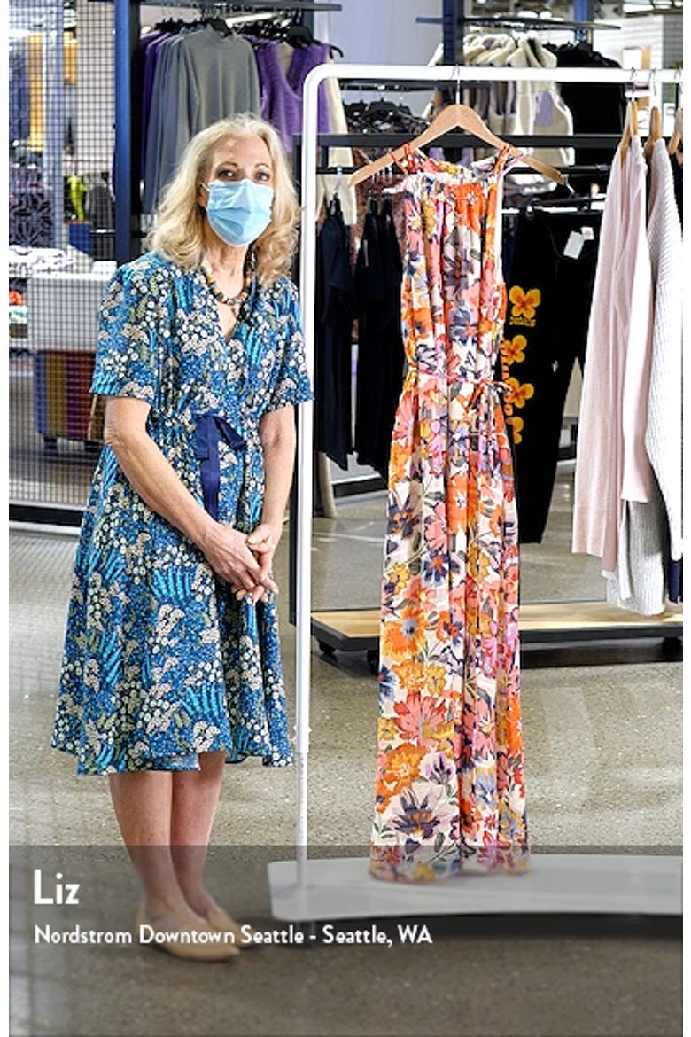 Floral Halter Neck Dress video