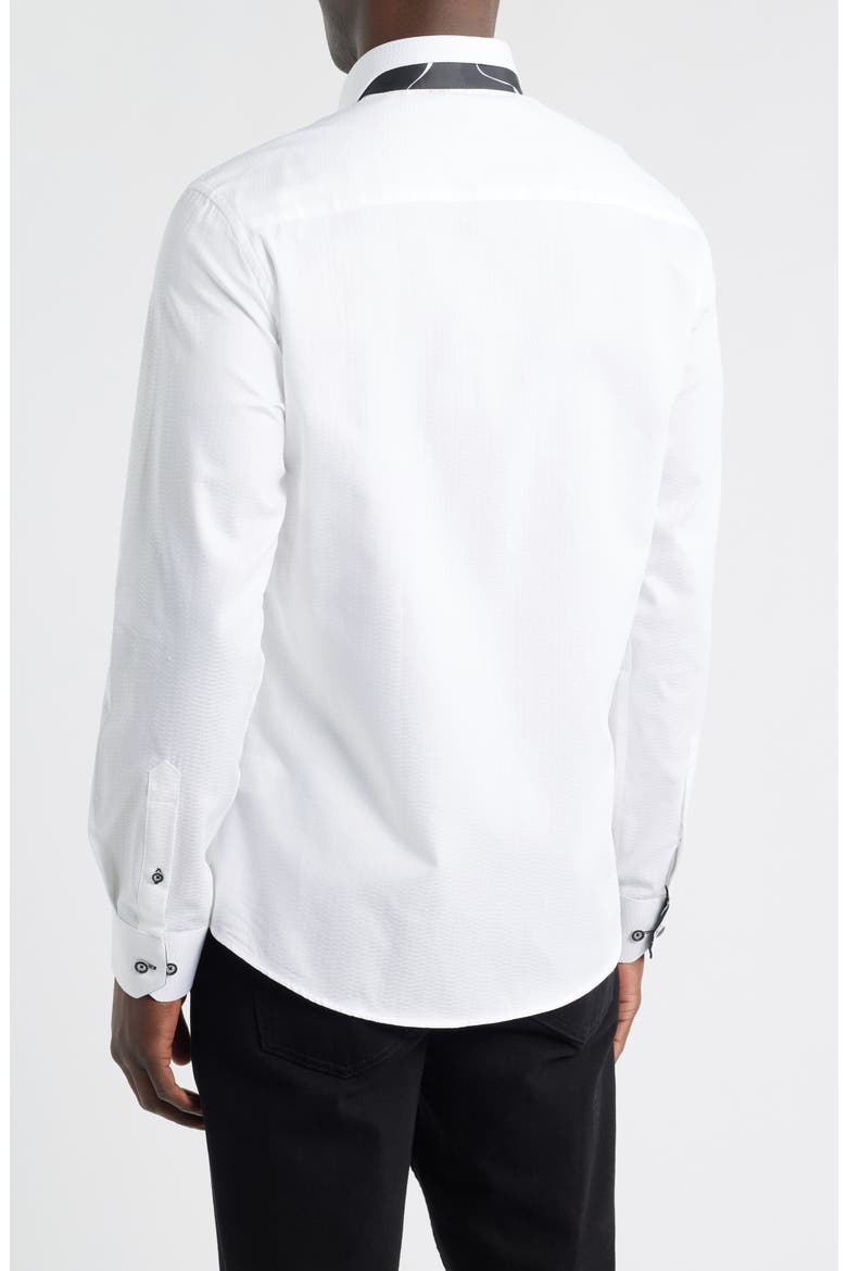Sinai Collection Luxe Cotton Dress Shirt, Alternate, color, WHITE