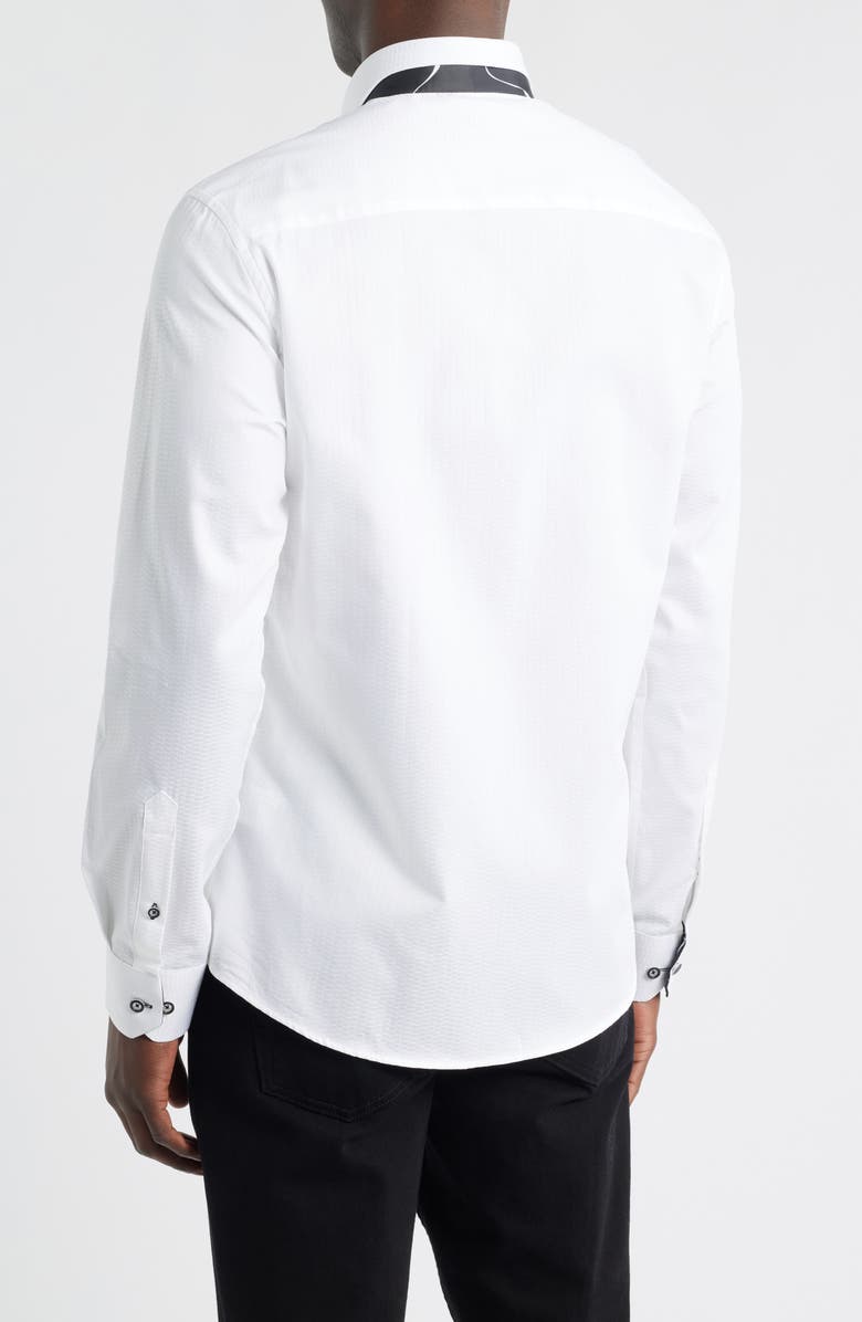 Siragusa Sinai Collection Luxe Cotton Dress Shirt, Alternate, color, White