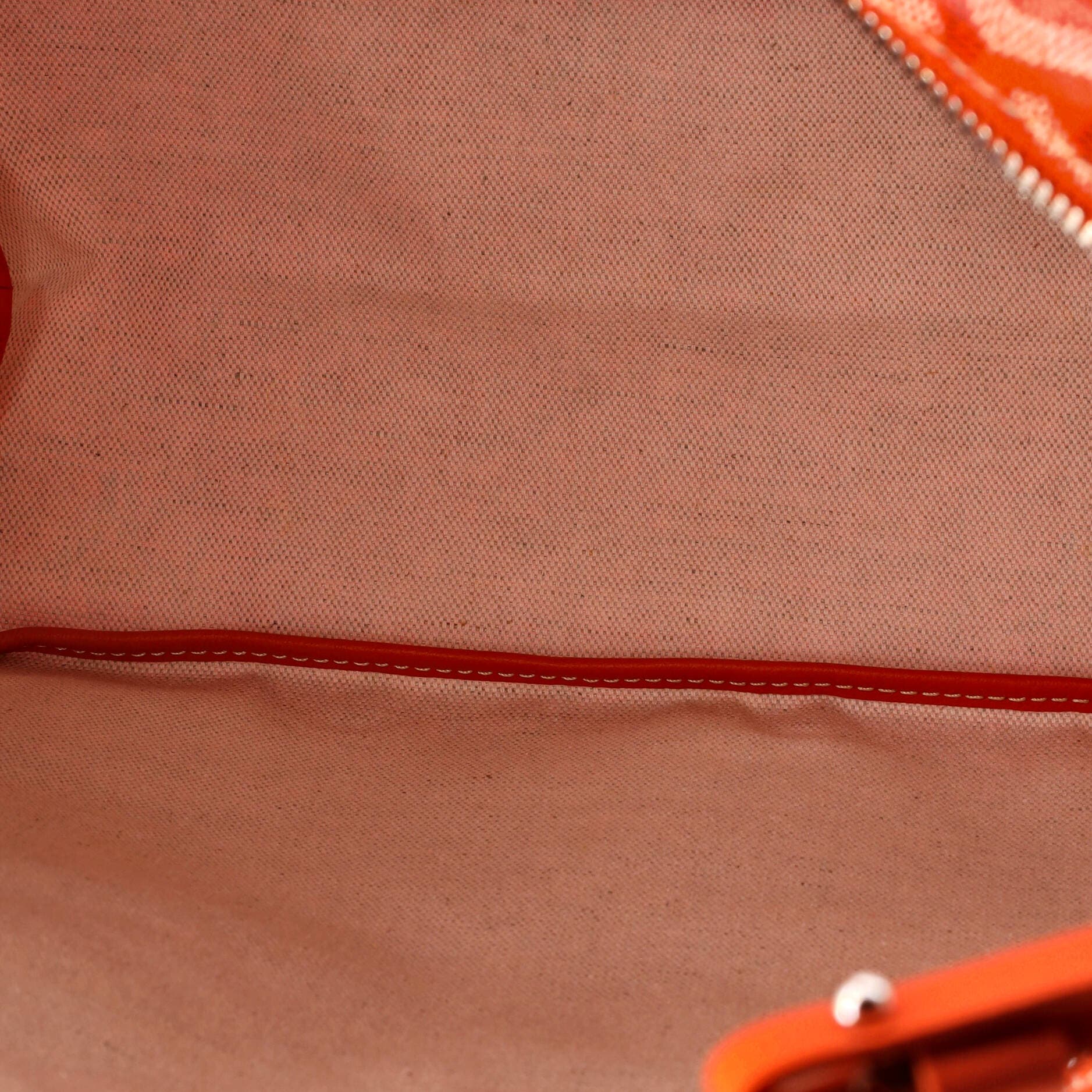 Pre-Owned Goyard Boheme Hobo Coated Canvas, Alternate, color, Orange