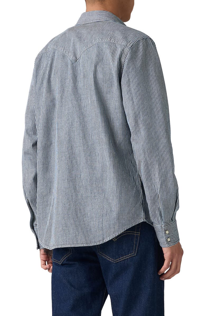 Levi's<sup>®</sup> Classic Western Standard Button-Up Shirt, Alternate, color, Roadtrip Stripes