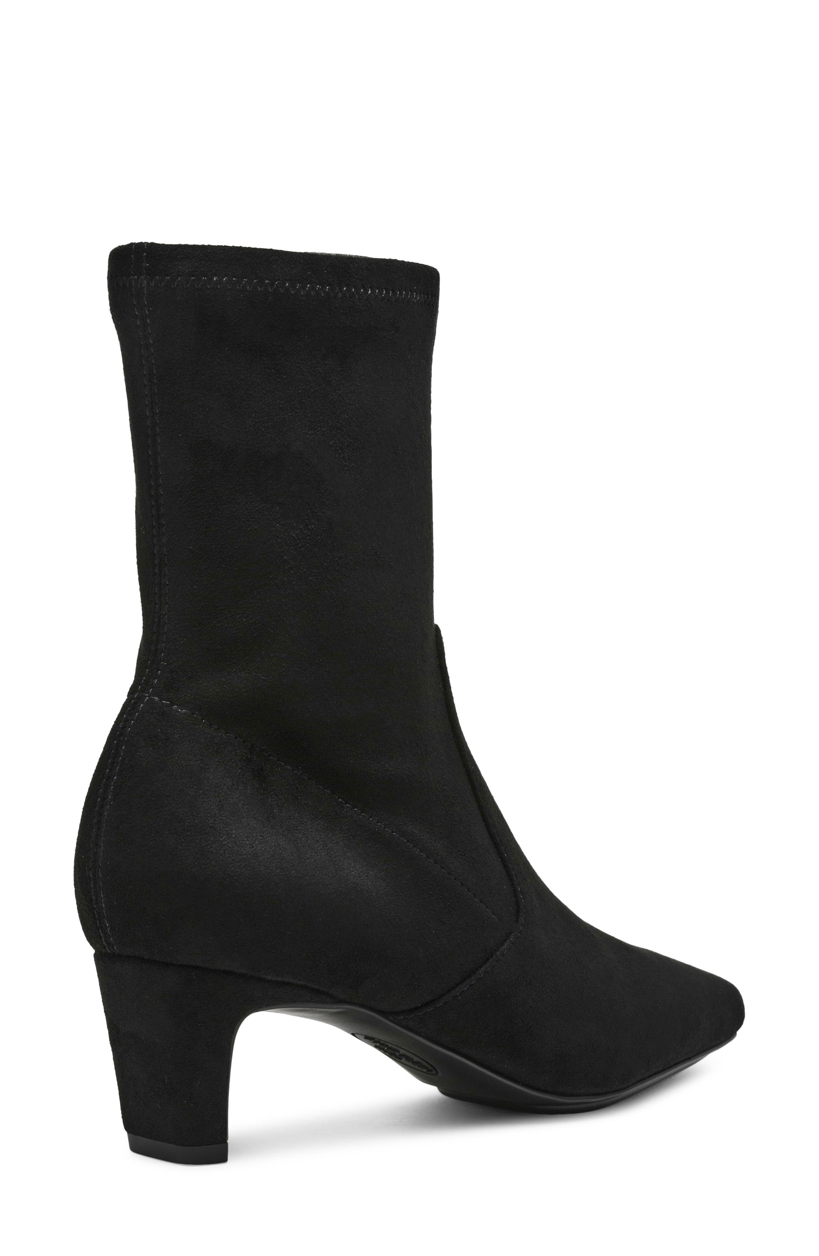 Anne Klein Iga Sock Bootie, Alternate, color, Black