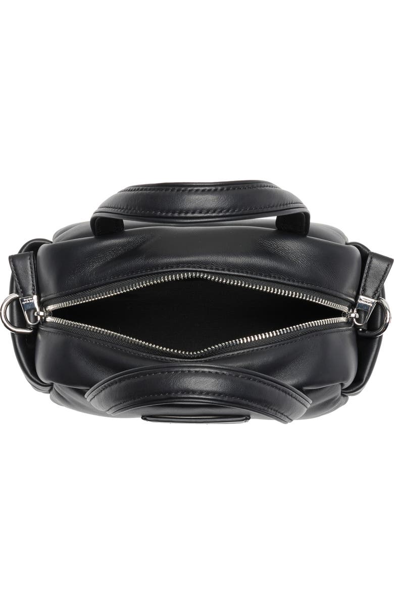 Kate Spade New York puffed leather satchel bag, Alternate, color, Black