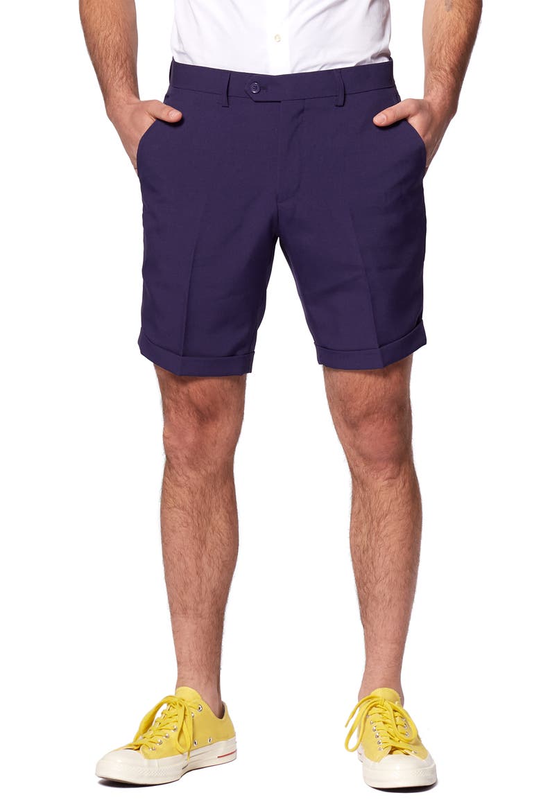 Suave Sunset Short Sleeve Sport Coat, Tie & Flat Front Shorts Set, Alternate, color, MISCELLANEOUS