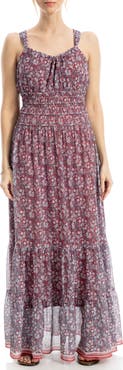 MAX STUDIO Halter Tiered Maxi Dress