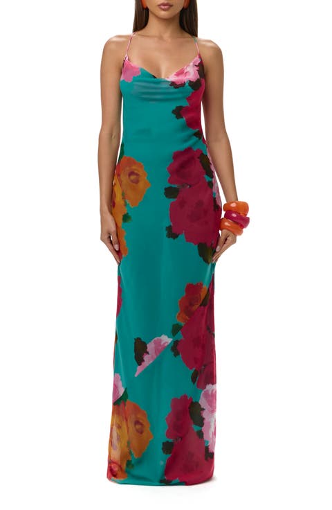 Floral Chiffon Slipdress