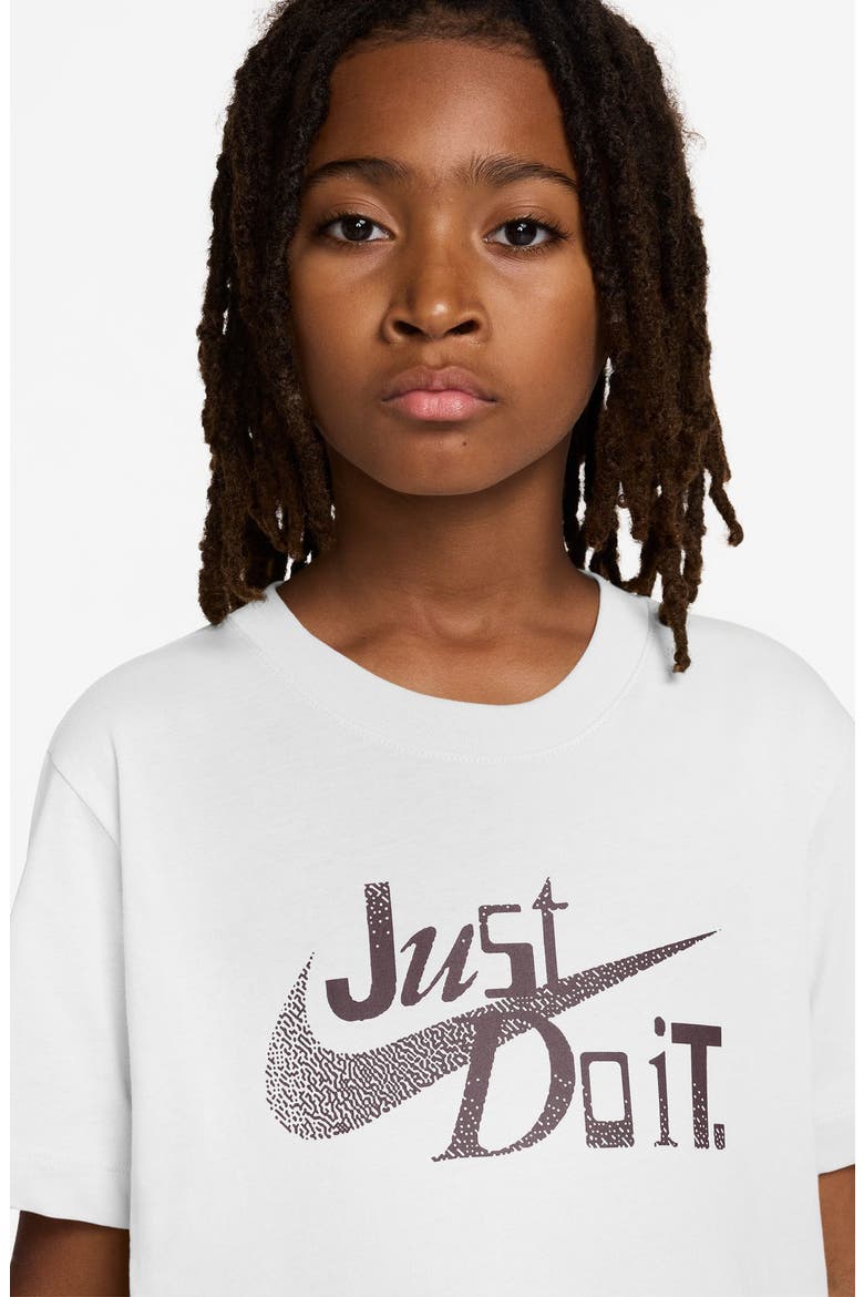 Just Do It Logo T-Shirt, Alternate, color, WHITE