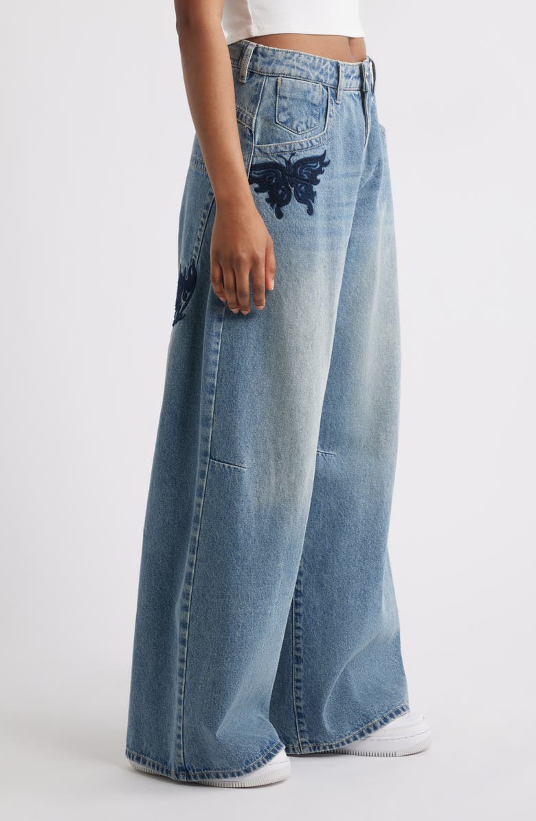 PTCL Caroline Baggy Wide Leg Jeans, Alternate, color, 