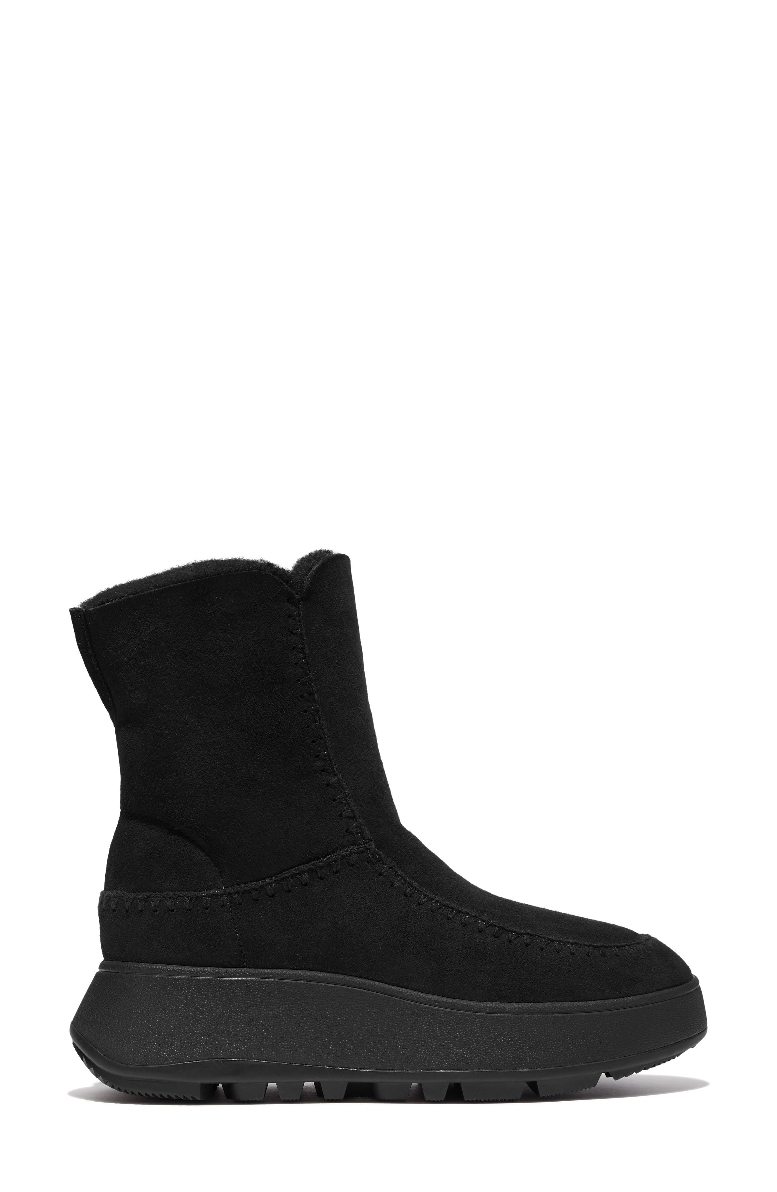 FitFlop F-Mode Genuine Shearling Lined Winter Boot, Alternate, color, 