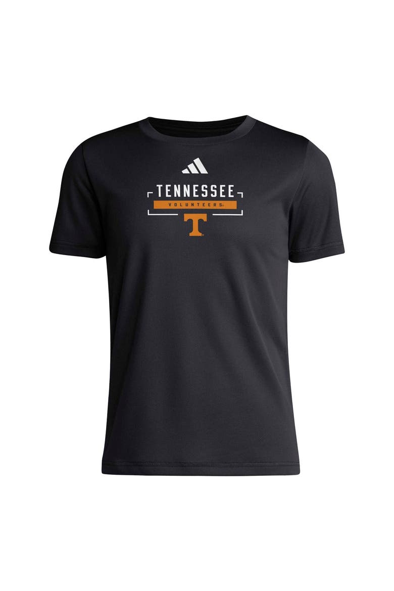 Youth adidas  Black Tennessee Volunteers Pregame Performance T-Shirt, Alternate, color, Black