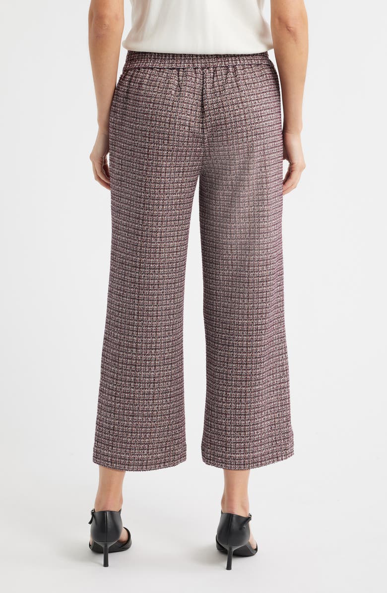 Liverpool Los Angeles Mabel Stovepipe 2 Pull-On Ankle Trousers, Alternate, color, Wine Multi