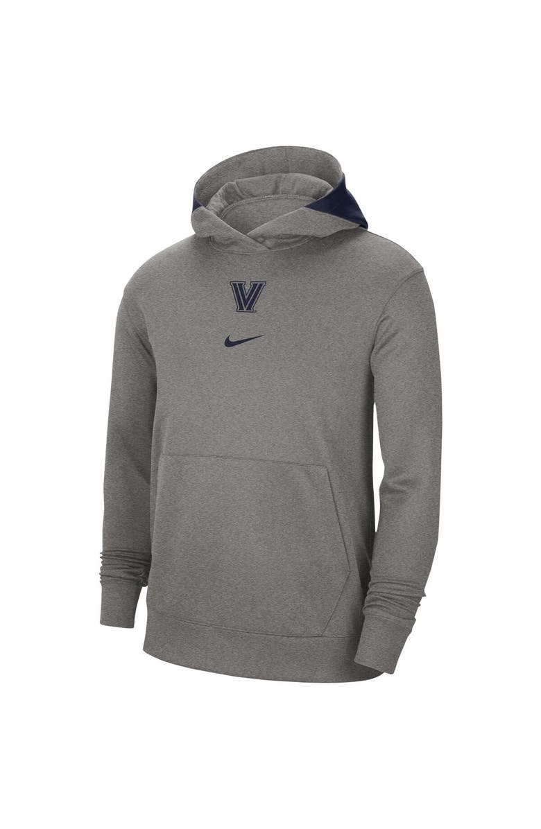 Nike Men's Nike Heather Gray Villanova Wildcats Team Basketball Spotlight Performance Pullover Hoodie, Alternate, color, 