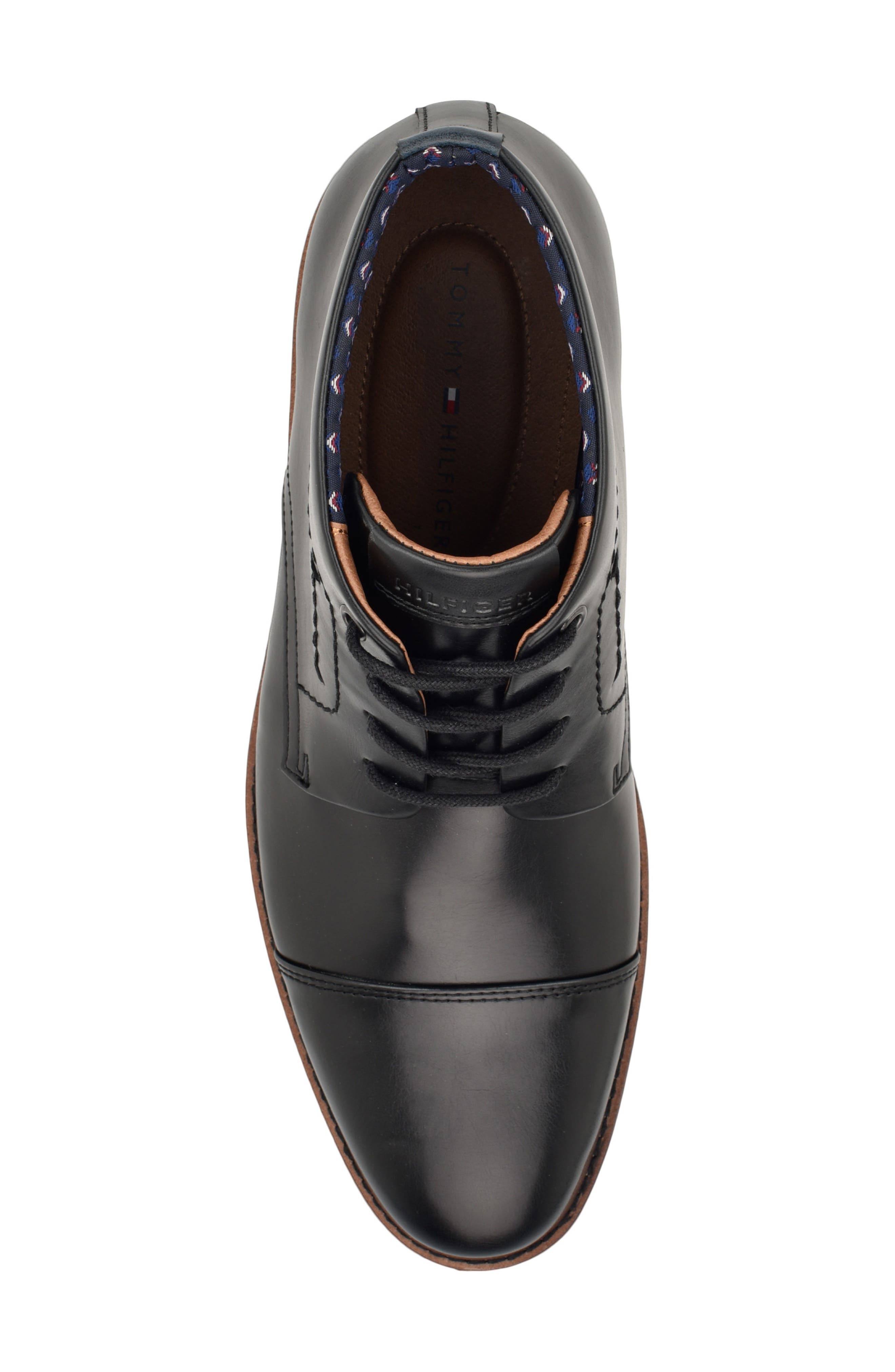 Tommy Hilfiger Rawstin Faux Leather Chukka Boot, Alternate, color, 