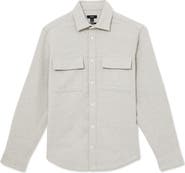 Reiss Camber Cotton Moleskin Overshirt