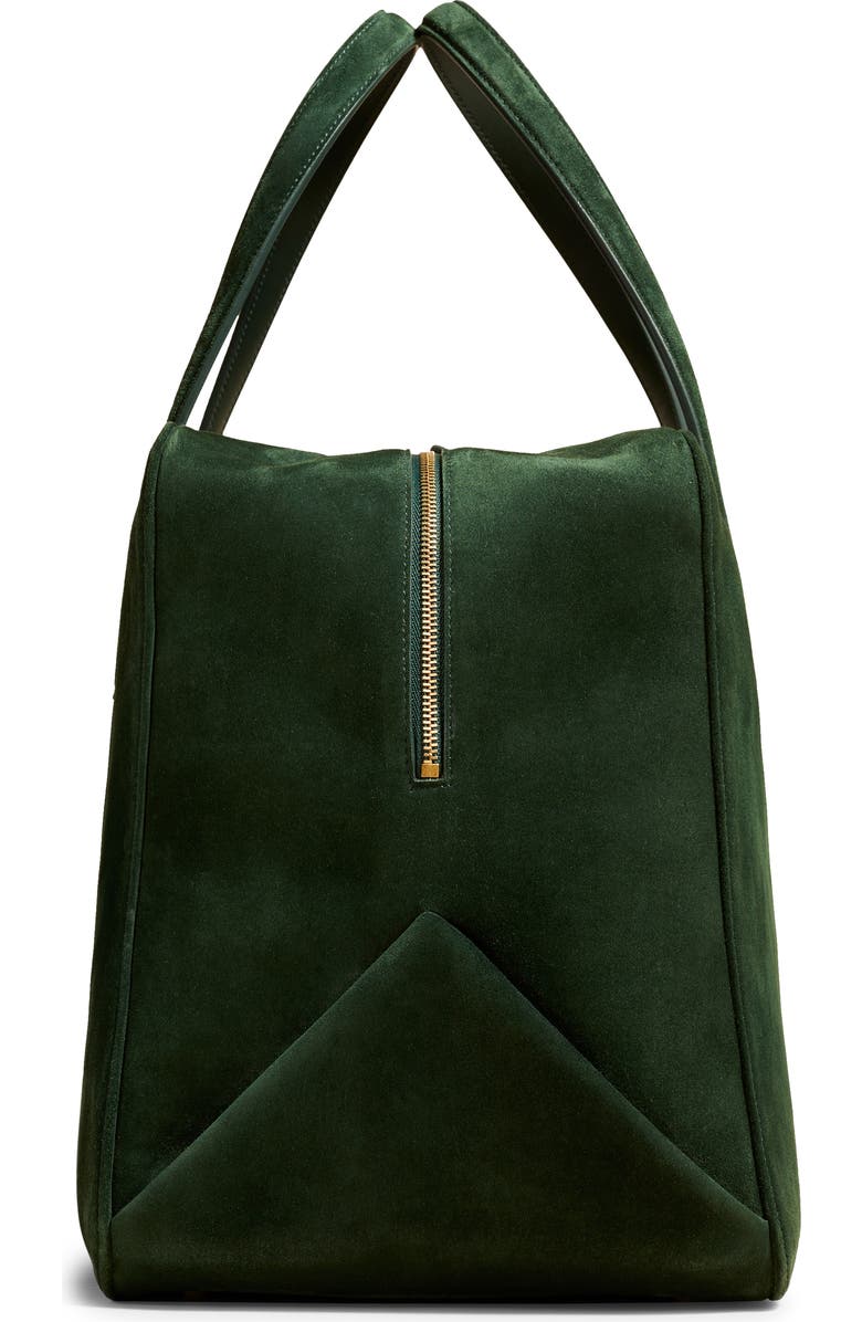 Khaite Large Maeve Suede Weekend Bag, Alternate, color,
