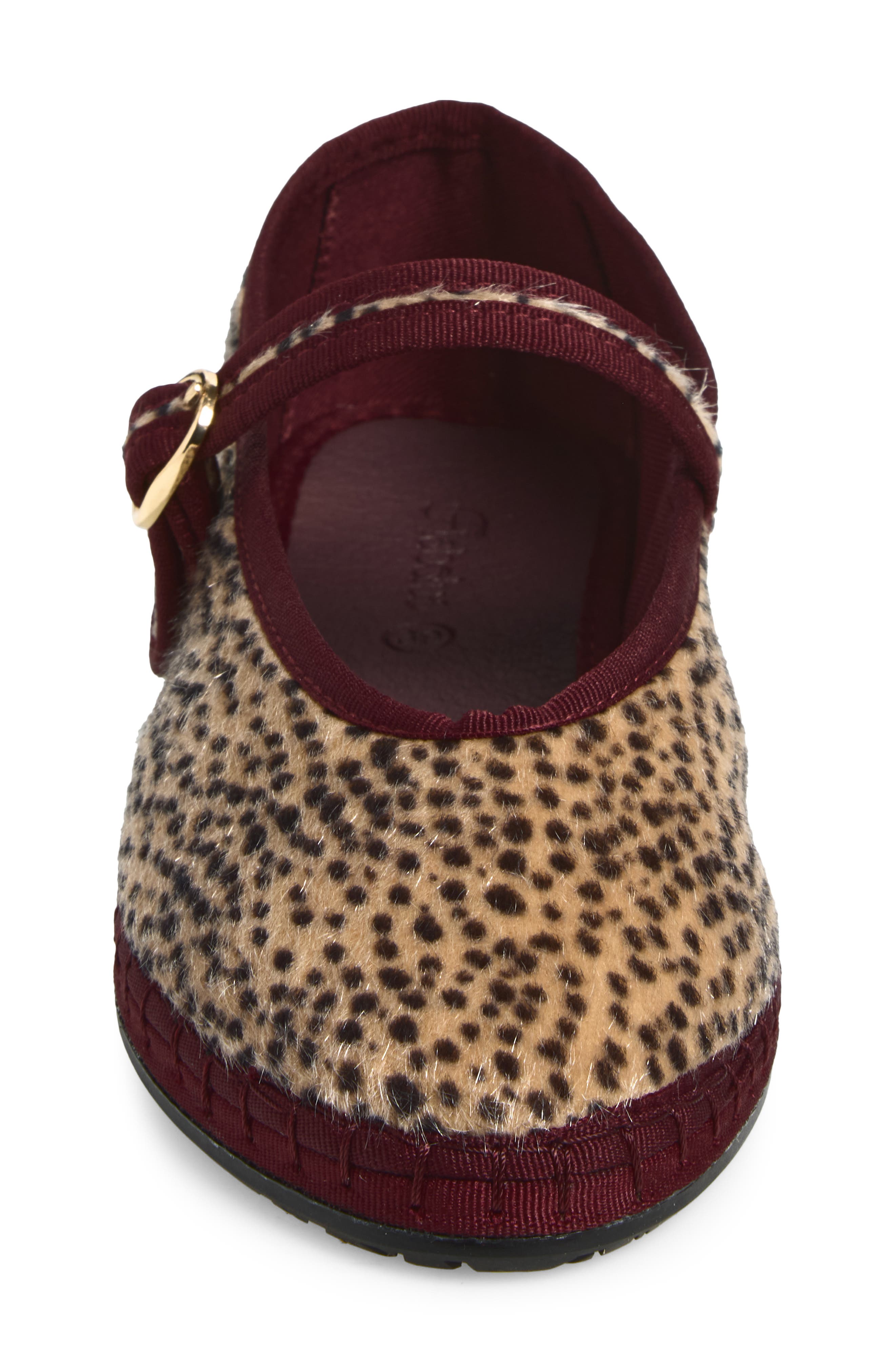 x Nordstrom Animal Print Ballet Flat, Alternate, color, BROWN