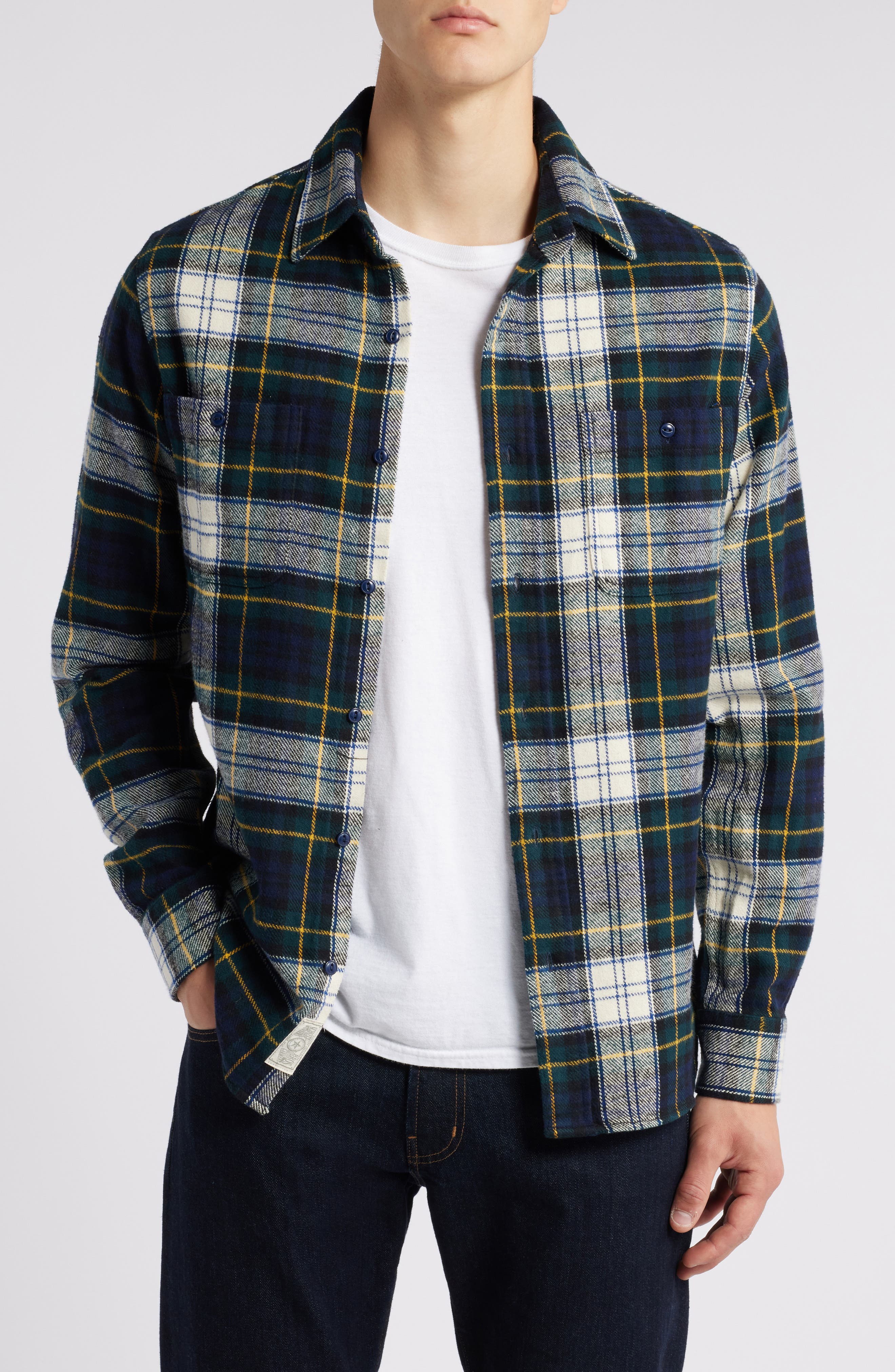 OFF WHITE/ NAVY/ HUNTER
