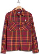 Billionaire Boys Club BB Moonshot Plaid Cotton Buttoin-Up Shirt