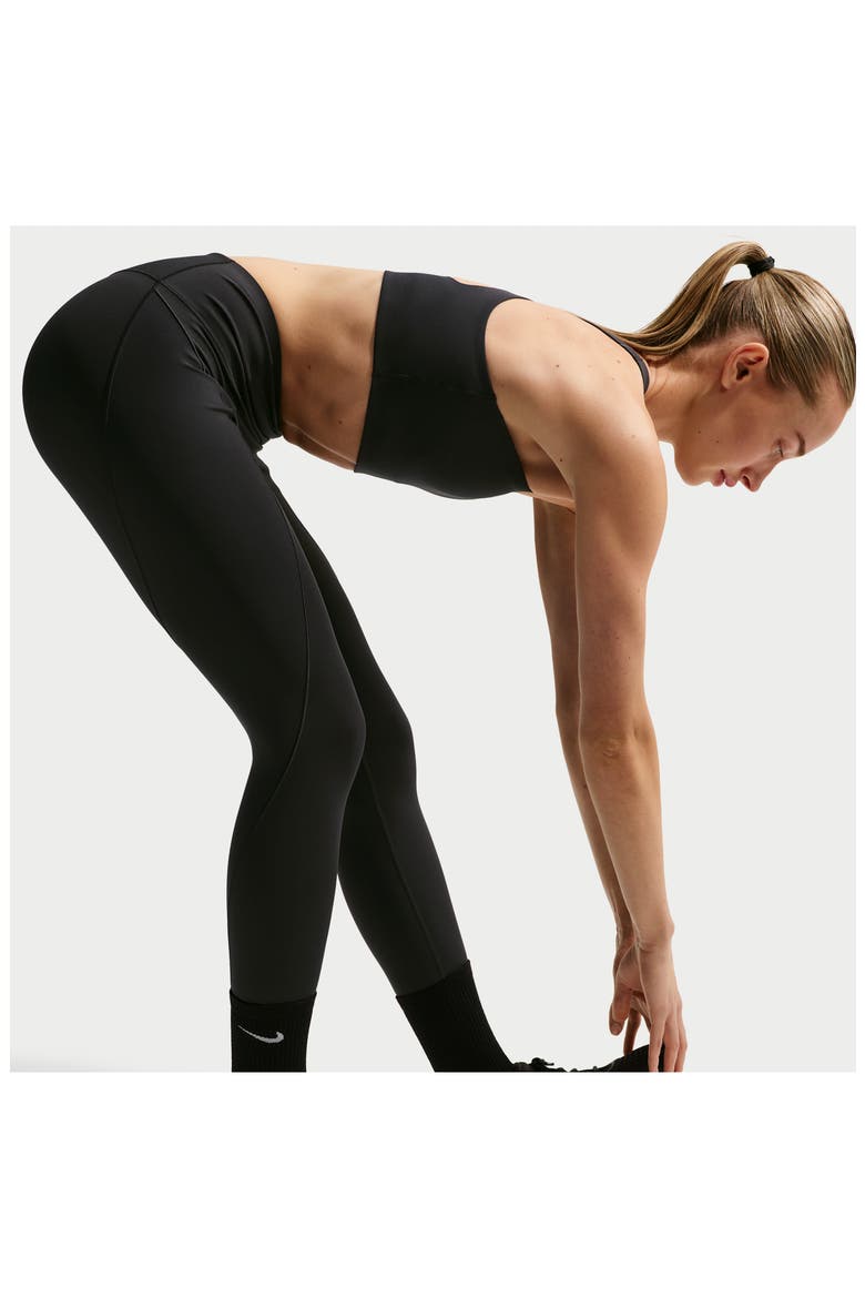Universa Dri-FIT High Waist 7/8 Leggings, Alternate, color, BLACK/ANTHRACITE/GREY